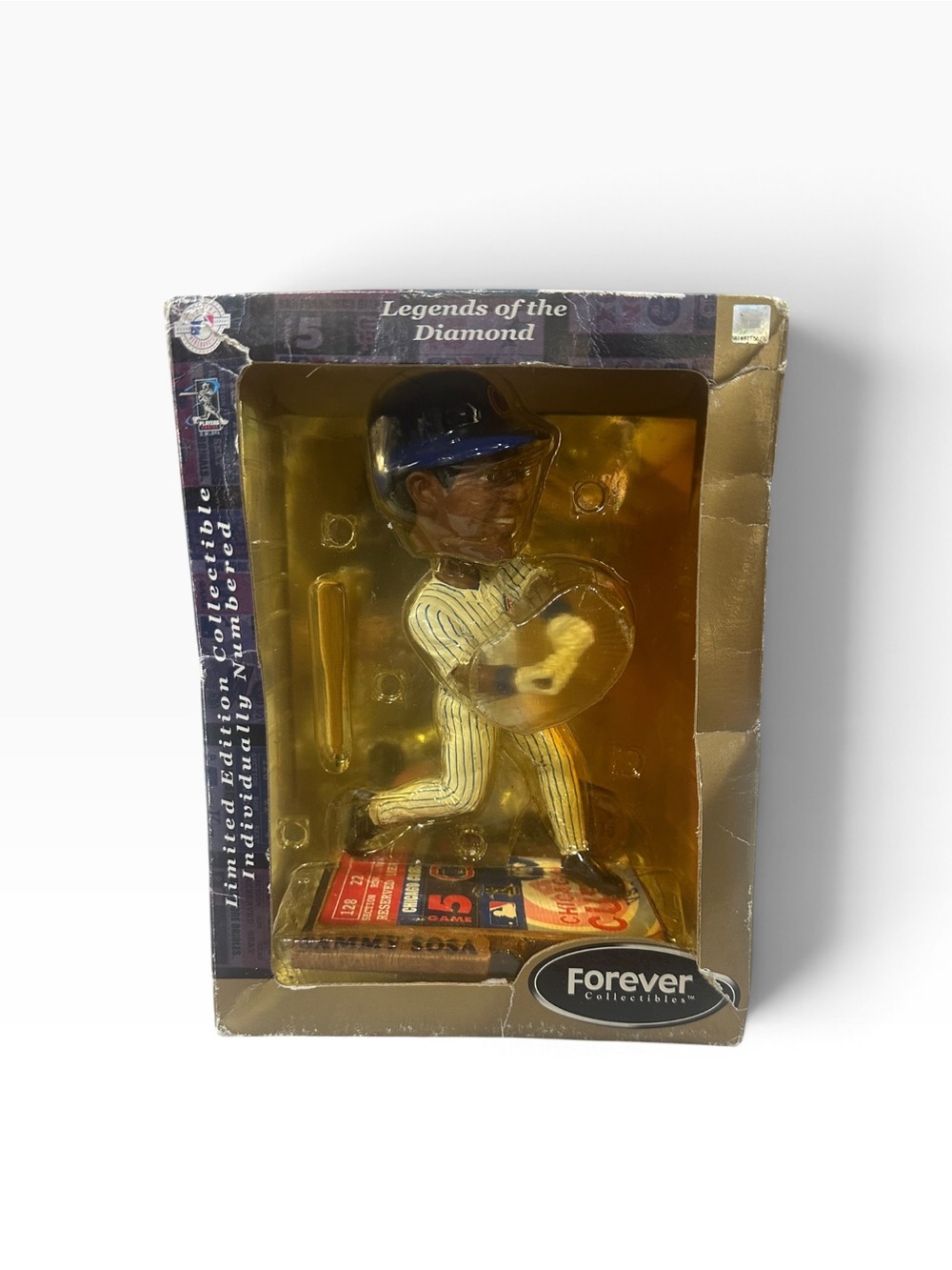 Vintage 2004 Sammy Sosa Chicago Cubs FOCO Legends Diamond Bobblehead